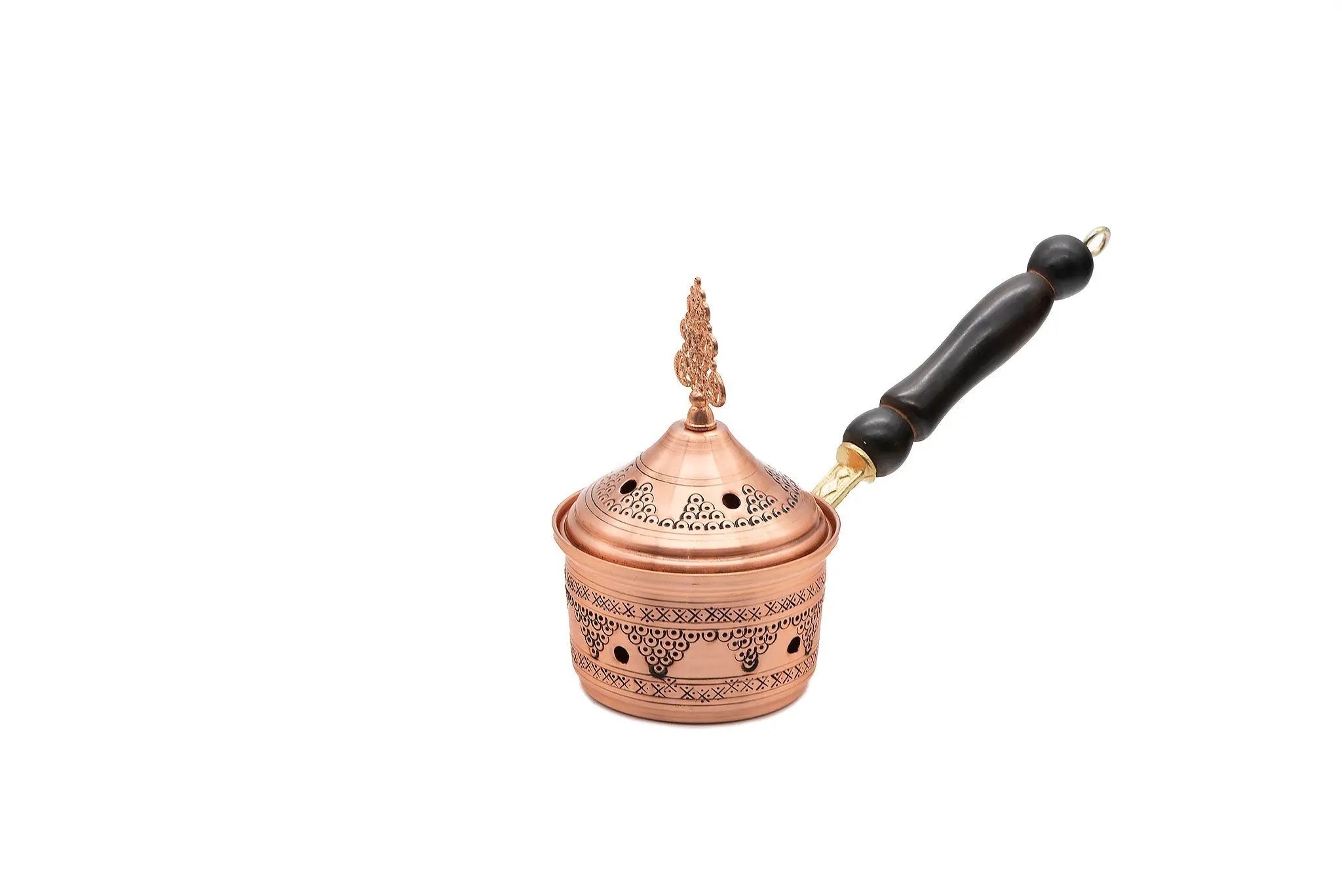 Incence Burner With Wooden Handle - Armani Gallery