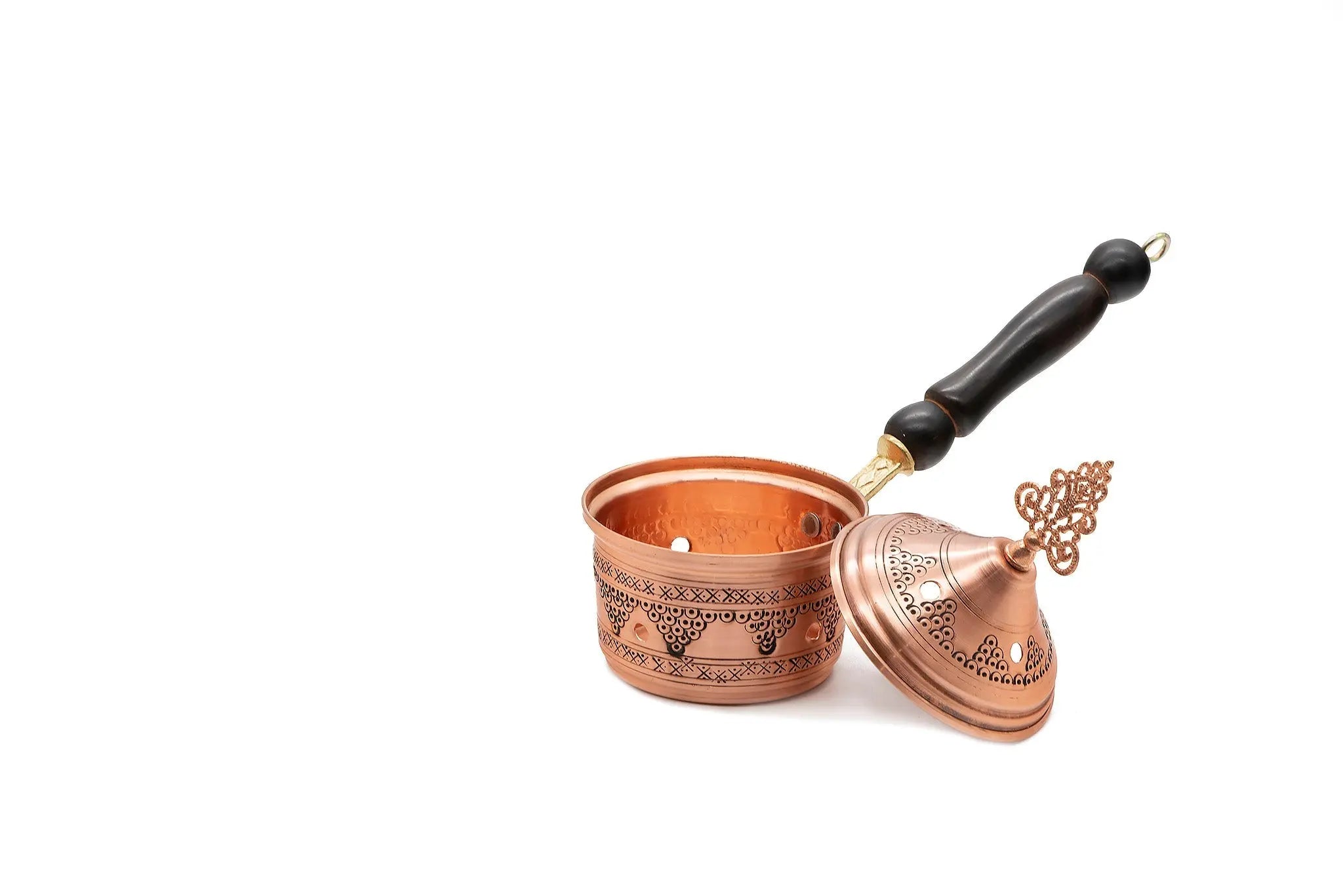 Incence Burner With Wooden Handle - Armani Gallery