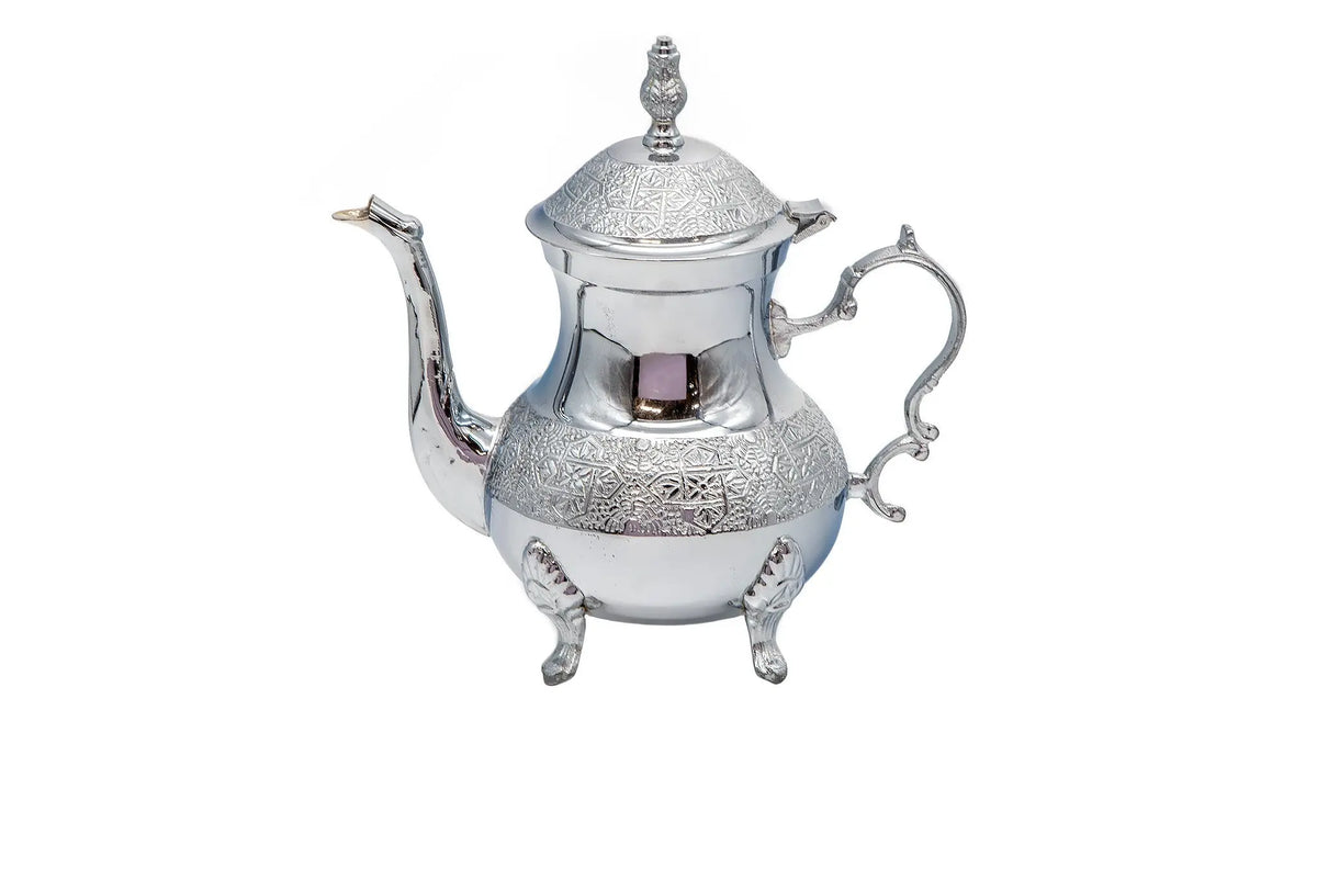 Moroccan Flower Design Tea Pot - Extra Large - Armani Gallery