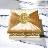 Cushioned Velvet Quran Box Set 9 x 12cm (Quran,Beads)