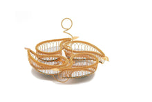 4 Leaf Shaped Mirror Tray - Armani Gallery