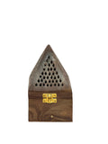 Wooden Pyramid Incense Burner - Large