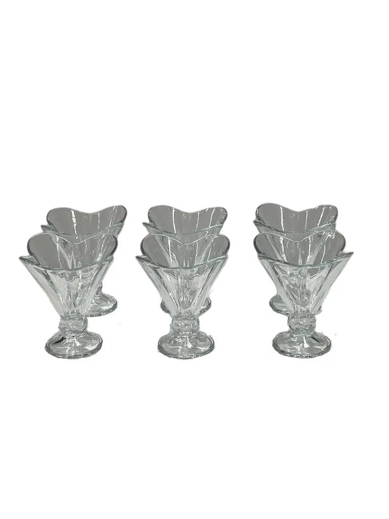 Clear Glass Dessert Bowl - Set of 6 -  Ipek -  Armani Gallery