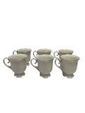 Coffee Cup - Set of 6 With Gold Rim Style 1 -  Ipek -  Armani Gallery