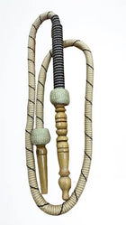 Cream & Brown Stitching Hose Wooden Tip - Armani Gallery