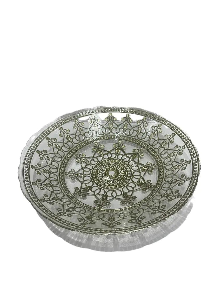 Deco 40cm Glass Fruit Bowl -  Glasscom -  Armani Gallery