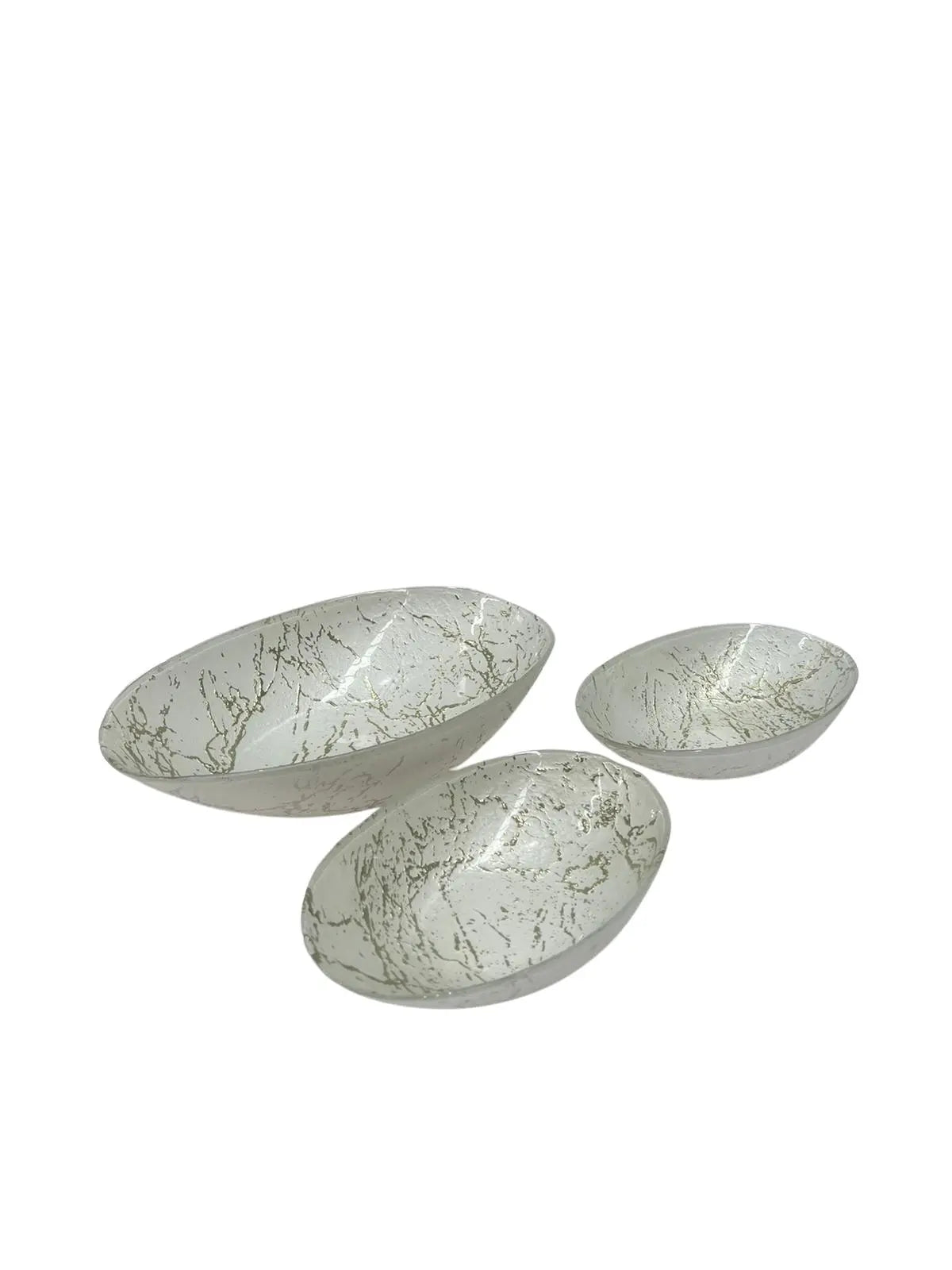 Deco Pasta Glass Bowl Set 3 Pcs -  Armani Gallery -  Armani Gallery