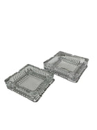 Glass Square Ashtray - Armani Gallery