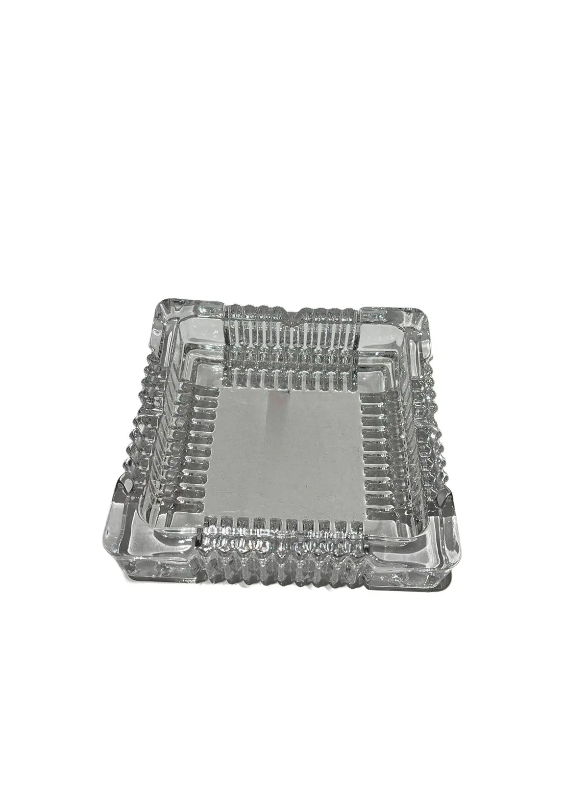 Glass Square Ashtray - Armani Gallery