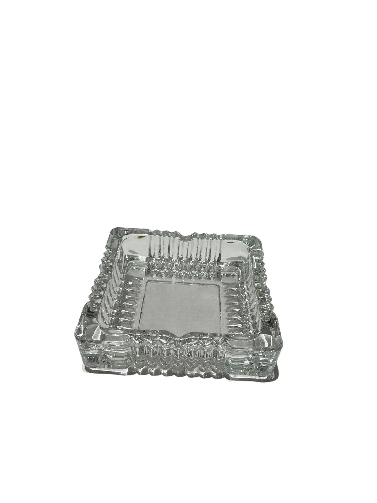 Glass Square Ashtray - Armani Gallery