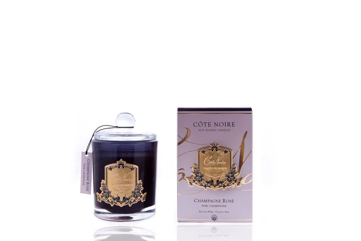 Gold 450 G Candle - Pink Champagne 4s -  Cote Noire -  Armani Gallery