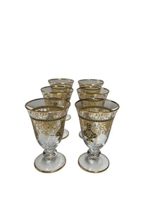 Grey Morroccan Ice Cream Glass - 6 Cups - Armani Gallery