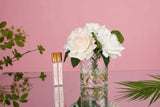 Herringbone Flower - Blush & White Roses - Clear -  Cote Noire -  Armani Gallery