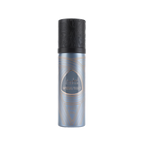 A cylindrical blue bottle of Gissah Imperial Valley all-over spray with a capacity of 120 mL (4.0 FL OZ). The bottle features intricate gold patterns and a black cap with matching detailed designs. The Gissah brand name and "Imperial Valley" are prominent