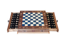 Square Box Chess Board With Draws - Small