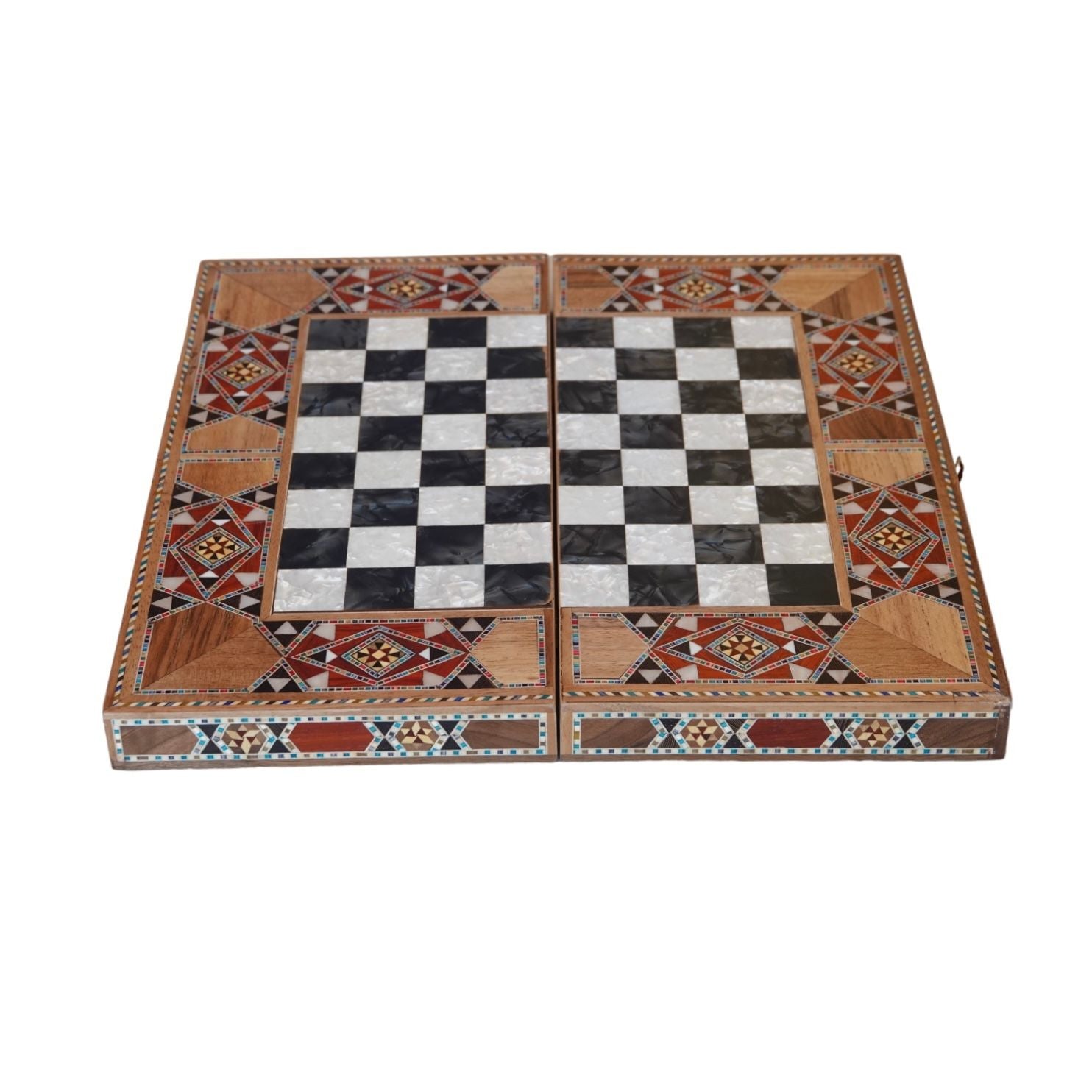 Woodart Chess & Backgammon Set (34 x 34cm)