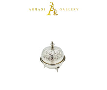 Moroccan Sugar Bowl - Silver - Armani Gallery