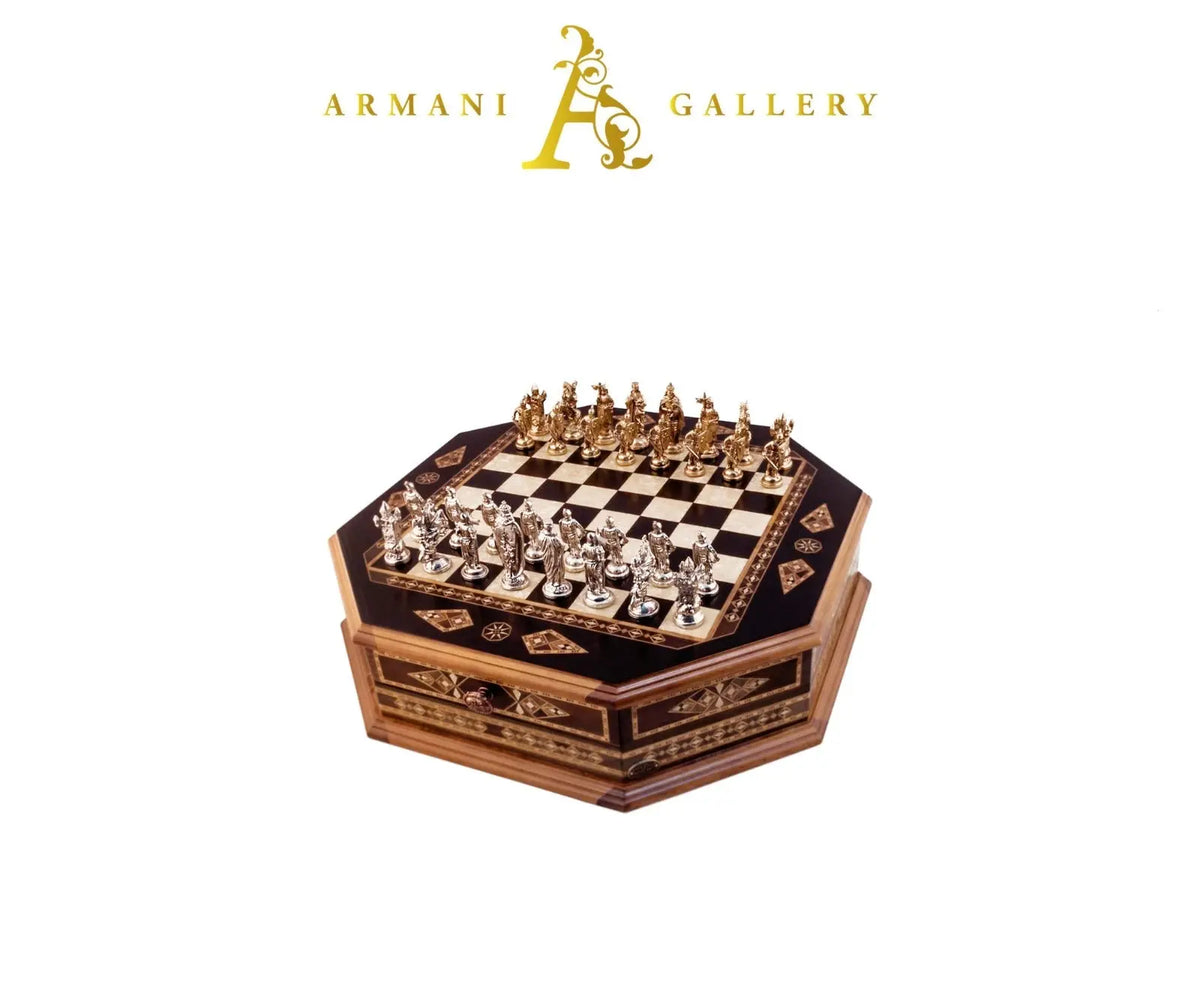 Octagon Big Chess 2612BLK - Armani Gallery