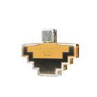 A uniquely designed perfume bottle of "Ornament Pour Femme" by Afnan. The bottle features a geometric silhouette.