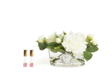 Oval Roses Ivory White - Clear LOV01 -  Cote Noire -  Armani Gallery