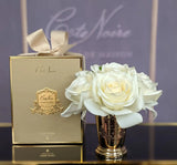 Seven Roses Champagne Gold Vase -  Cote Noire -  Armani Gallery