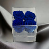 Sherry Classic Acrylic Square Box with Drawer - Small  (Everlasting Roses) -  Armani gallery -  Armani Gallery