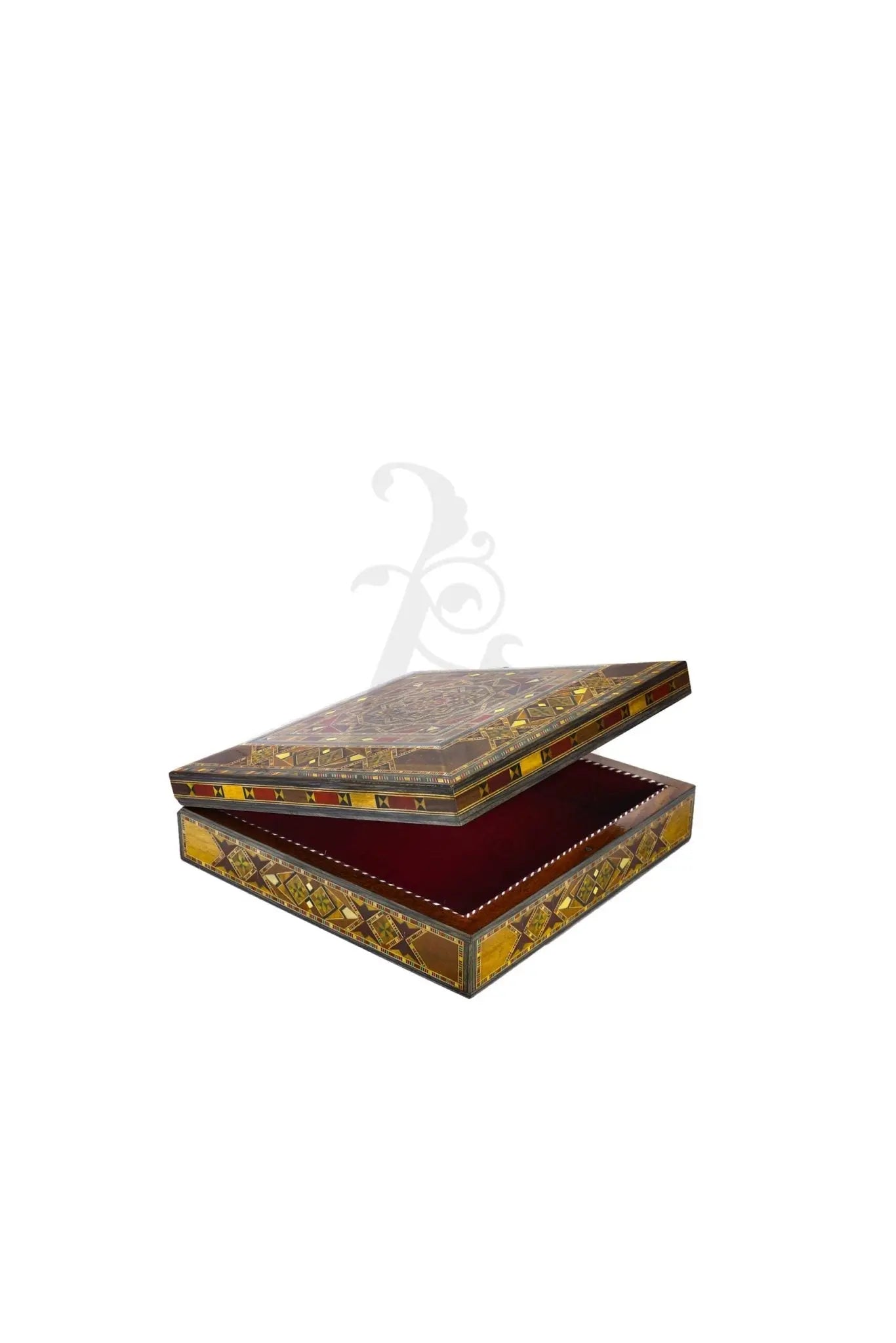 Square Jewellery Box - Large (22 X 22 X 7 cm) - Armani Gallery