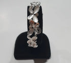 White & Silver Butterfly Bracelet - Armani Gallery