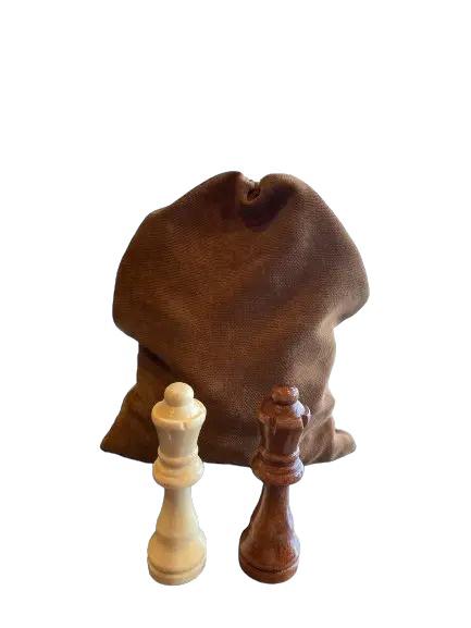 Wooden Chess Pieces SML