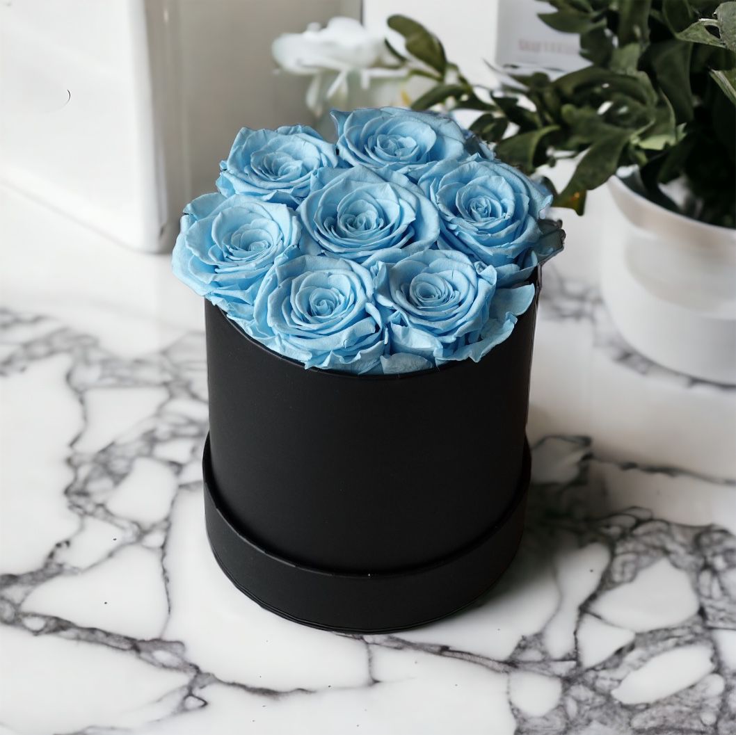 Sherry Classic Round Box | Everlasting 7 Roses