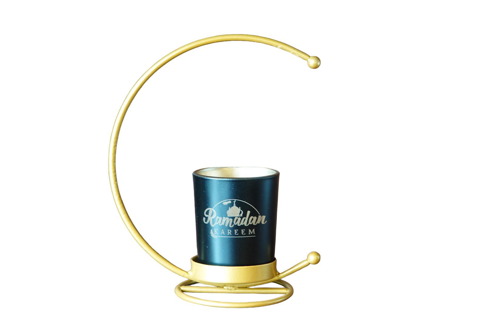 Ramadan Kareem Gold Framed Mini Cup Holder Assorted