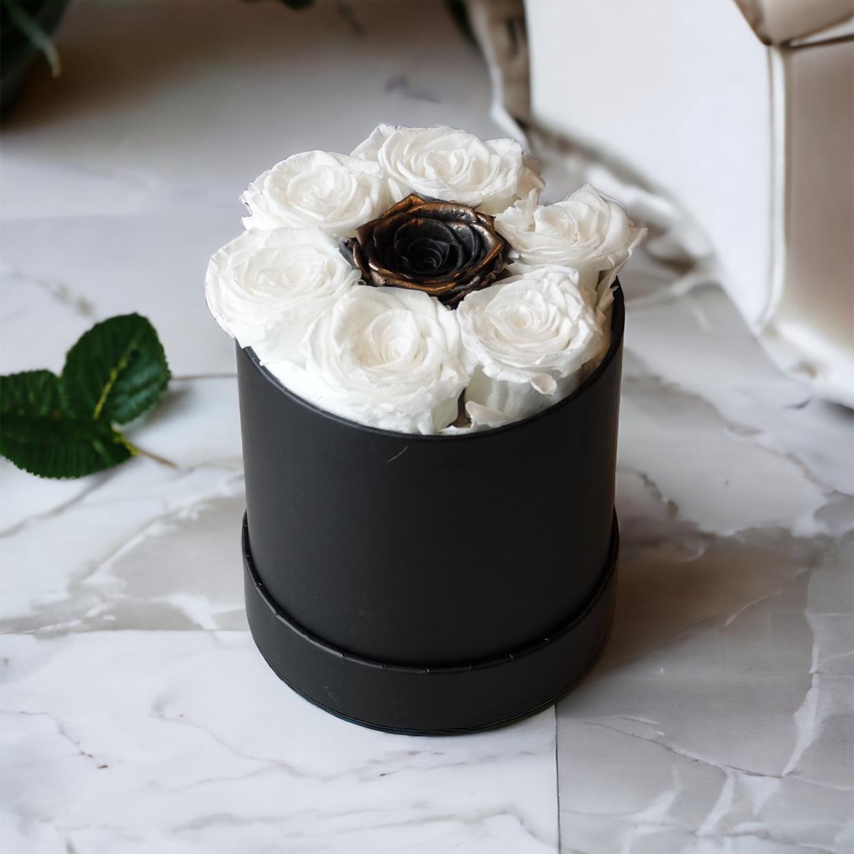 Sherry Classic Round Box | Everlasting 7 Roses